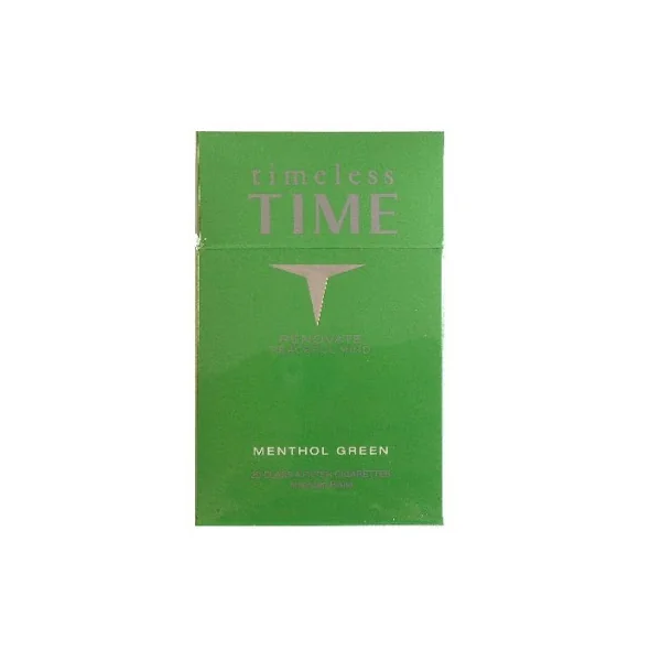 TIME MENTHOL KINGS CIGARETTES