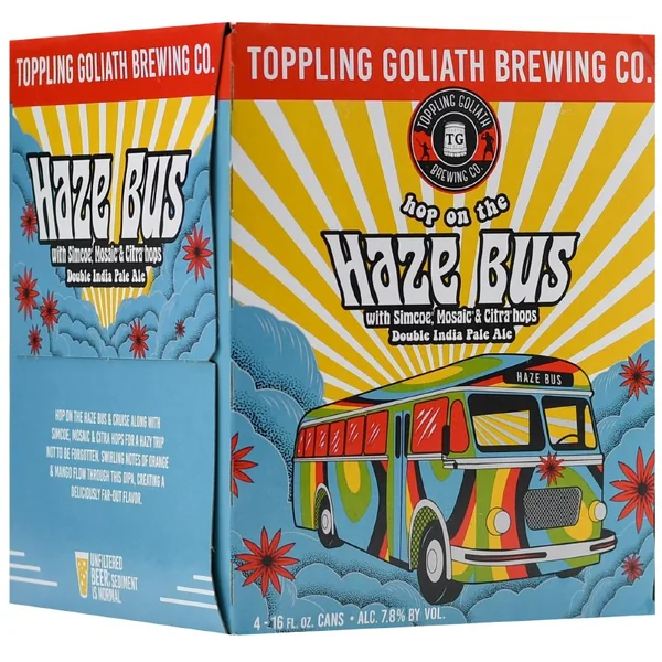 Toppling Goliath Haze Bus Double IPA 4pk 16oz Can