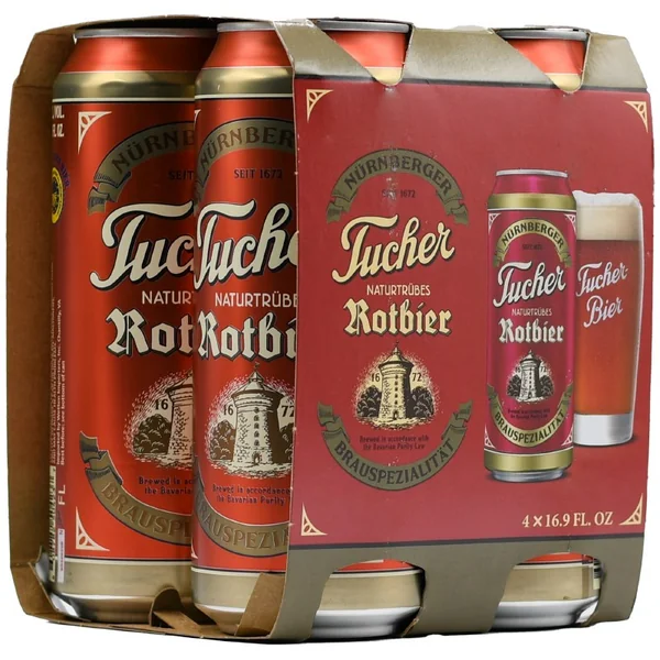 Tucher Nurnberger Rotbier 4pk 16oz Can