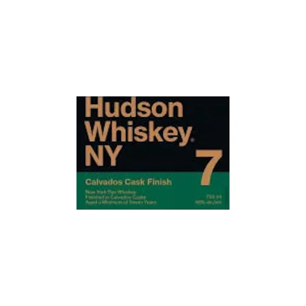 Tuthilltown Spirits Hudson Rye Whiskey Calvados Cask 7 Year 750ml