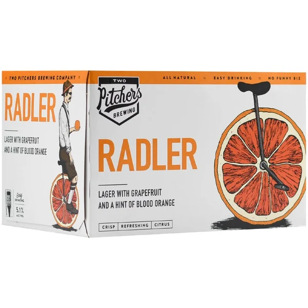 Two Pitchers Grapefruit Blood Orange Radler 6pk 12oz Can