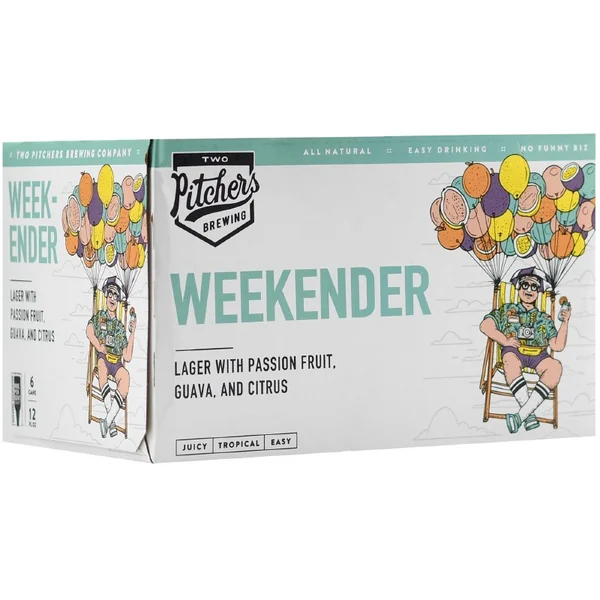 Two Pitchers Weekender Lager 6pk 12oz Can