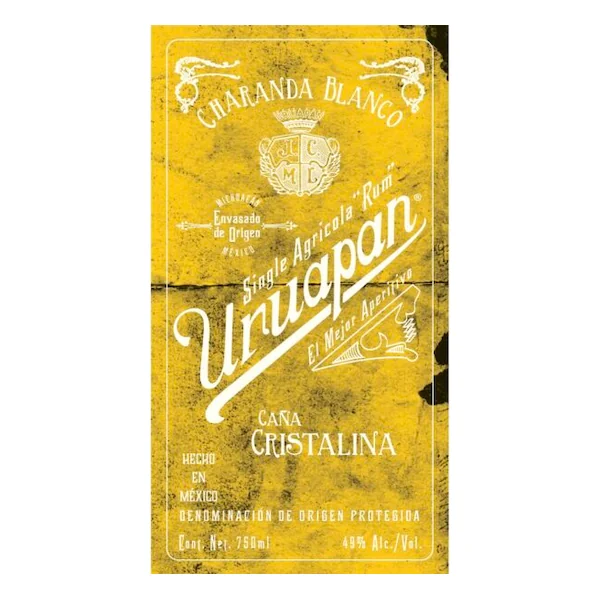 Uruapan Charanda Charanda "Cana Cristalina" 750ml