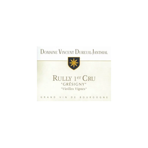 Vincent Dureuil-Janthial Rully Premier Cru Gresigny Vieilles Vignes 2020 750ml