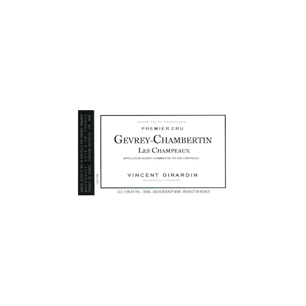 Vincent Girardin Gevrey-Chambertin Premier Cru Champeaux 2018 750ml