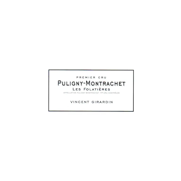 Vincent Girardin Puligny Montrachet Premier Cru Les Folatieres 2019 750ml