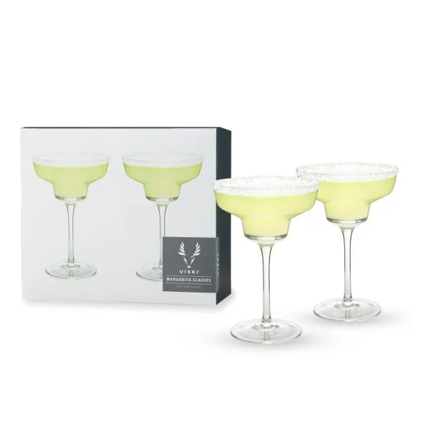 Viski Crystal Margarita Glass (Set of 2) Set of 2
