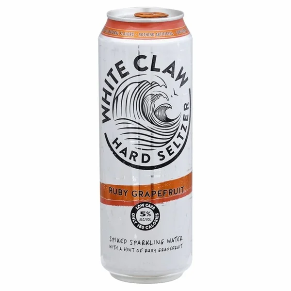 WHITE CLAW HARD SELTZER RUBY GRAPEFRUIT 19.2OZ CAN