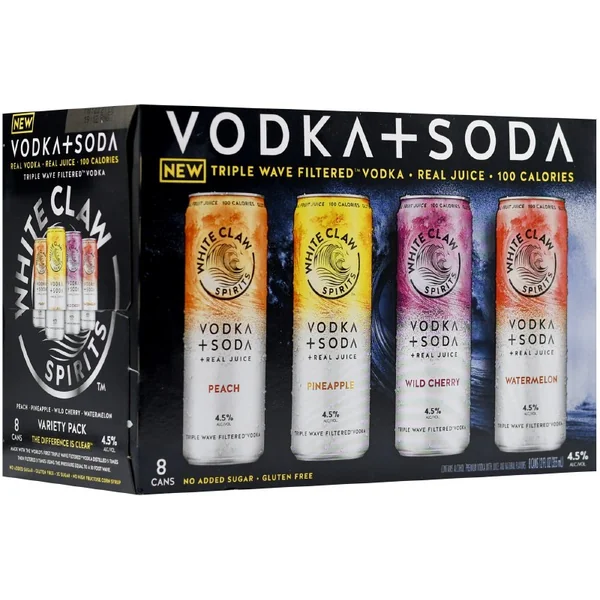 White Claw Vodka Soda Variety Pack 8pk 12oz Can