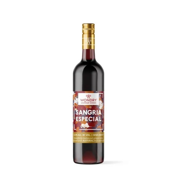 Wondry Cocktail Wines Sangria Especial 750ml