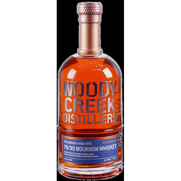 Woody Creek Distillers Bourbon 70/30 Colorado High Rye 750ml