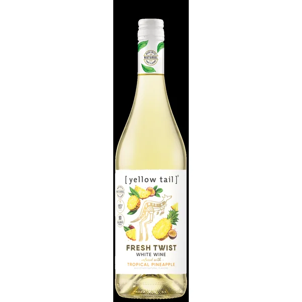 Yellow Tail Fresh Twist White Wine Tropical Pineapple NV 750ml