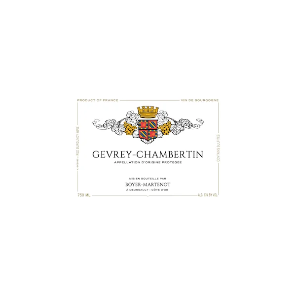 Yves Boyer-Martenot Gevrey Chambertin 2022 750ml