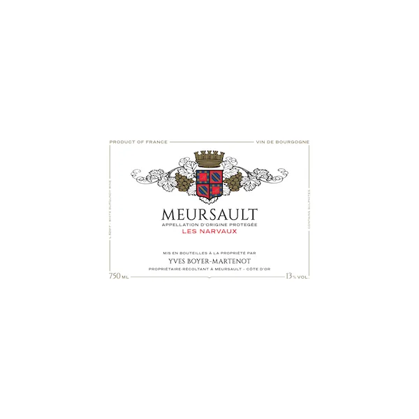Yves Boyer-Martenot Meursault Les Narvaux 2022 750ml