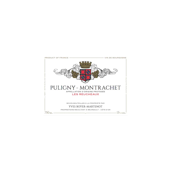 Yves Boyer-Martenot Puligny Montrachet Les Reuchaux 2022 750ml